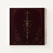 Modern Witch's Skull Manual Notizblock (Rückseite)