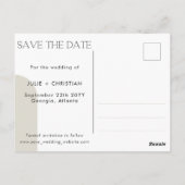 Modern witzige, kostenlose Getränke Hochzeit Siche Postkarte (Rückseite)