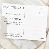 Modern witzige, kostenlose Getränke Hochzeit Siche Postkarte