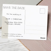 Modern witzige, kostenlose Getränke Hochzeit Siche Postkarte