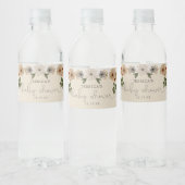Modern Woodland Baby Dusche Wasser Flasche Etikett (Flaschen)