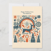 Modern Woodland Skandinavien Weihnachten (Vorderseite)