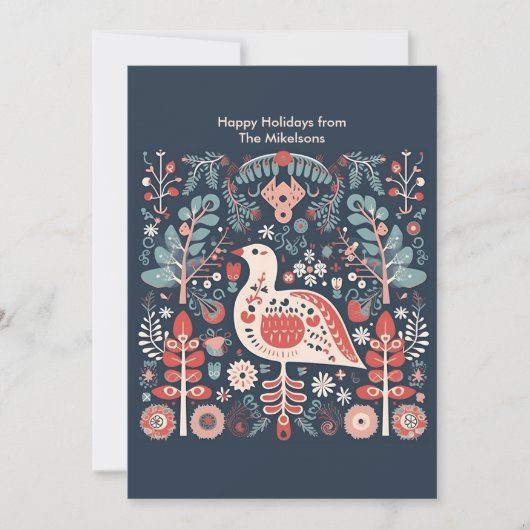 Modern Woodland Skandinavien Weihnachten (Vorderseite)