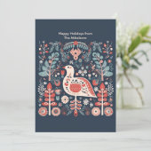 Modern Woodland Skandinavien Weihnachten (Stehend Vorderseite)