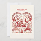 Modern Woodland Skandinavien Weihnachten (Vorderseite)