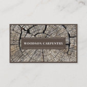 Modern Woodworker Visitenkarte (Vorderseite)