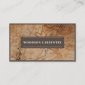 Modern Woodworker Visitenkarte (Vorderseite)