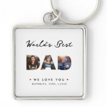 Modern World's Best Vater 3 Foto Wir Liebe Sie