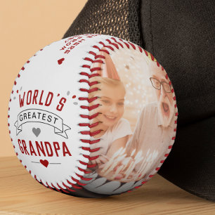Modern World's Greatest Grandpa 2-Foto Baseball