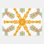 Modern Wrapping Paper Flat Sheet Set of 3 Geschenkpapier Set (Vorderseite 3)