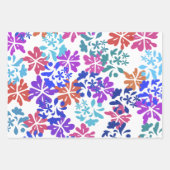 Modern Wrapping Paper Flat Sheet Set of 3 Geschenkpapier Set (Vorderseite)