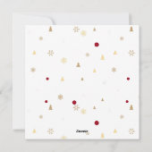 Modern Wreath Berry Sei froh und hell Weihnachten (Rückseite)