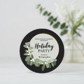 Modern Wreath Corporate Logo Einladung (Stehend Vorderseite)