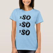 MODERN X-S-O-SCHWARZ T-Shirt (Vorderseite)