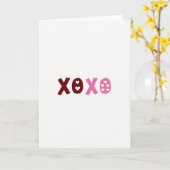 Modern Xoxo Expression Card Karte (Gelbe Blume)