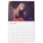 Modern Year In Review Custom Family Photo 2026 Kalender (Mär 2026)