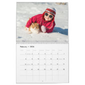 Modern Year In Review Custom Family Photo 2026 Kalender (Feb 2026)