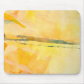 Modern Yellow Abstrakt Expressionist Mouse Pad Mousepad (Vorne)