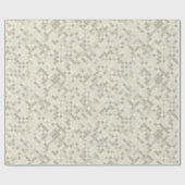 Modern Yellow & Gray Geometric Diamond  Geschenkpapier (Flach)