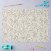Modern Yellow & Gray Geometric Pattern Tissue  Seidenpapier (Basteln)