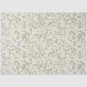 Modern Yellow & Gray Geometric Pattern Tissue  Seidenpapier (Vorderseite)