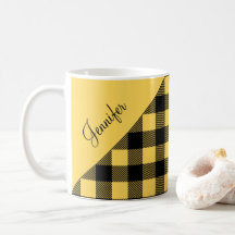 Modern Yellow Kariert Karo Pattername