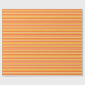 Modern Yellow, Orange & White Zig Zag Pattern Geschenkpapier (Flach)