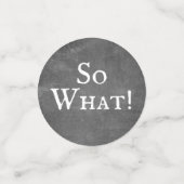 Modern Yellow Rose Chalkboard 50. Geburtstag Konfetti (Klein Vorderseite)