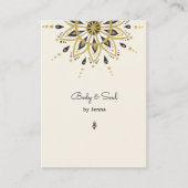 Modern Yoga Massage Wellness Business Card Visiten Visitenkarte (Vorderseite)