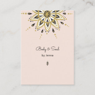 Modern Yoga Massage Wellness Business Card Visiten Visitenkarte