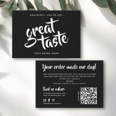 Modern you've got great taste qr code thank you dankeskarte