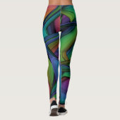 Modern | Zazzle_Growshop. Leggings (Rückseite)