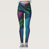 Modern | Zazzle_Growshop. Leggings (Vorderseite)
