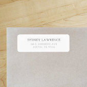 modern | Zeitgenössischer Chic | Rücksendeadresse