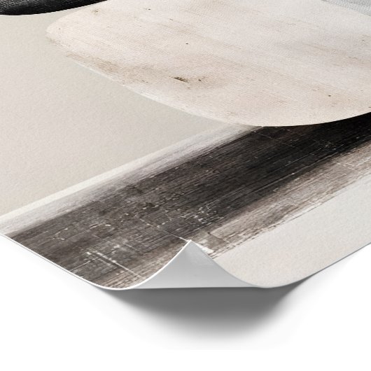 Modern Zen Balance Poster (Ecke)