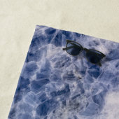 Modern Zen Blau Strandtuch (Beispiel)