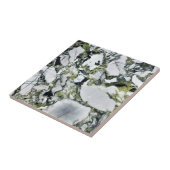 Modern Zen Green Gemstone White Quartz and Onyx Fliese (Seite)