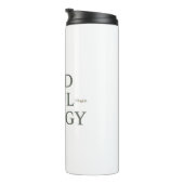 Modern Zen Positive Energy Quote Thermosbecher (Nach rechts gedreht)