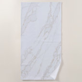 Modern Zen White Strandtuch (Vorderseite)