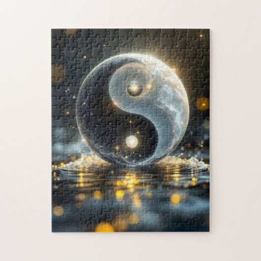 Modern Zen Yin and Yang vibes Puzzle (Vertikal)