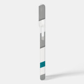 Modern Zickzack mit allen Farbdetailinitialen Case-Mate iPhone Hülle (Rückseite / Links)