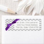 Modern ZigZag Gray and Lavender (Insitu)