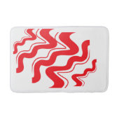 "Modern Zigzag Pattern Bathmat - Bold Geometric Badematte (Vorderseite)