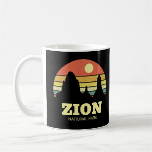 Modern Zion Nationalpark Südwest-Utah Schwarz Kaffeetasse