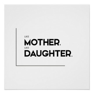 MODERN zitiert: Wie Mutter, wie Tochter Poster