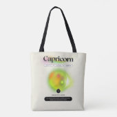 Modern Zodiac Sign capricorn Zitat Erdelement Tasche (Rückseite)