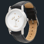 Modern Zodiac Sign Gold Libra | Element Air Armbanduhr<br><div class="desc">Modern Zodiac Sign Gold Libra | Element Air</div>