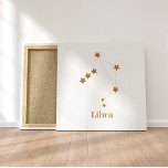 Modern Zodiac Sign Gold Libra | Element Air Leinwanddruck<br><div class="desc">Modern Zodiac Sign Gold Libra | Element Air</div>