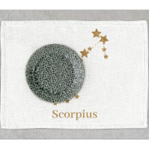 Modern Zodiac Sign Gold Scorpius | Element Wasser