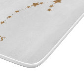 Modern Zodiac Sign Gold Scorpius | Element Wasser Schneidebrett (Ecke)